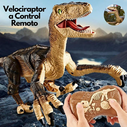 Velociraptor a Control Remoto - Juguete Realista