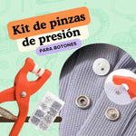 Kit de Pinzas de Presión de Metal para Remaches