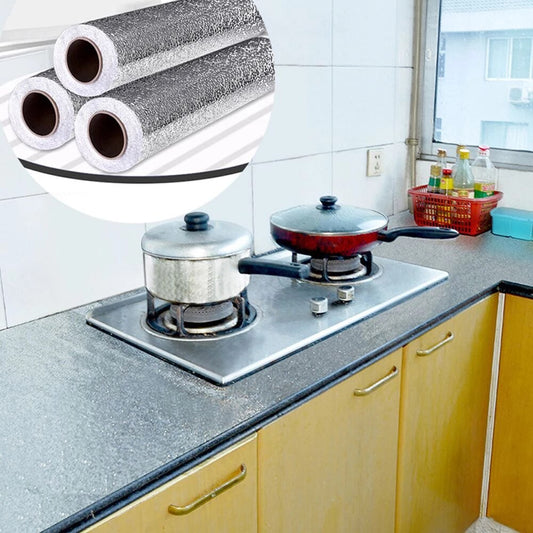 ROLLO DE ALUMINIO ADHESIVO PARA COCINA EVITA LAS MANCHAS DE GRASA